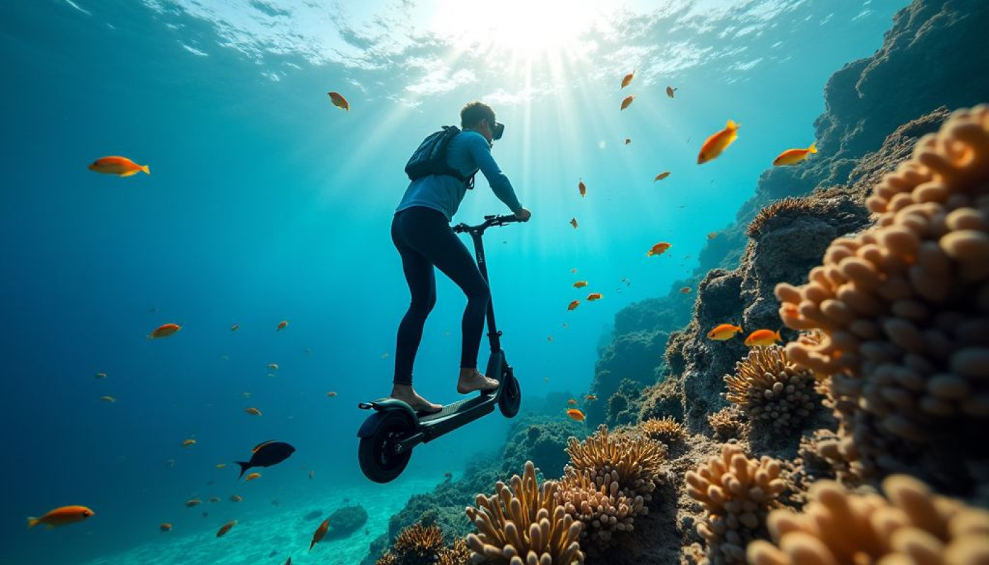 Explorando el mundo submarino: beneficios de los scooters acuáticos